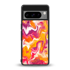 aureolin grape jam back phone cover | glass case for google pixel 8 pro