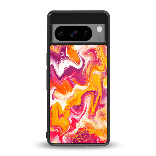aureolin grape jam back phone cover | glass case for google pixel 8 pro