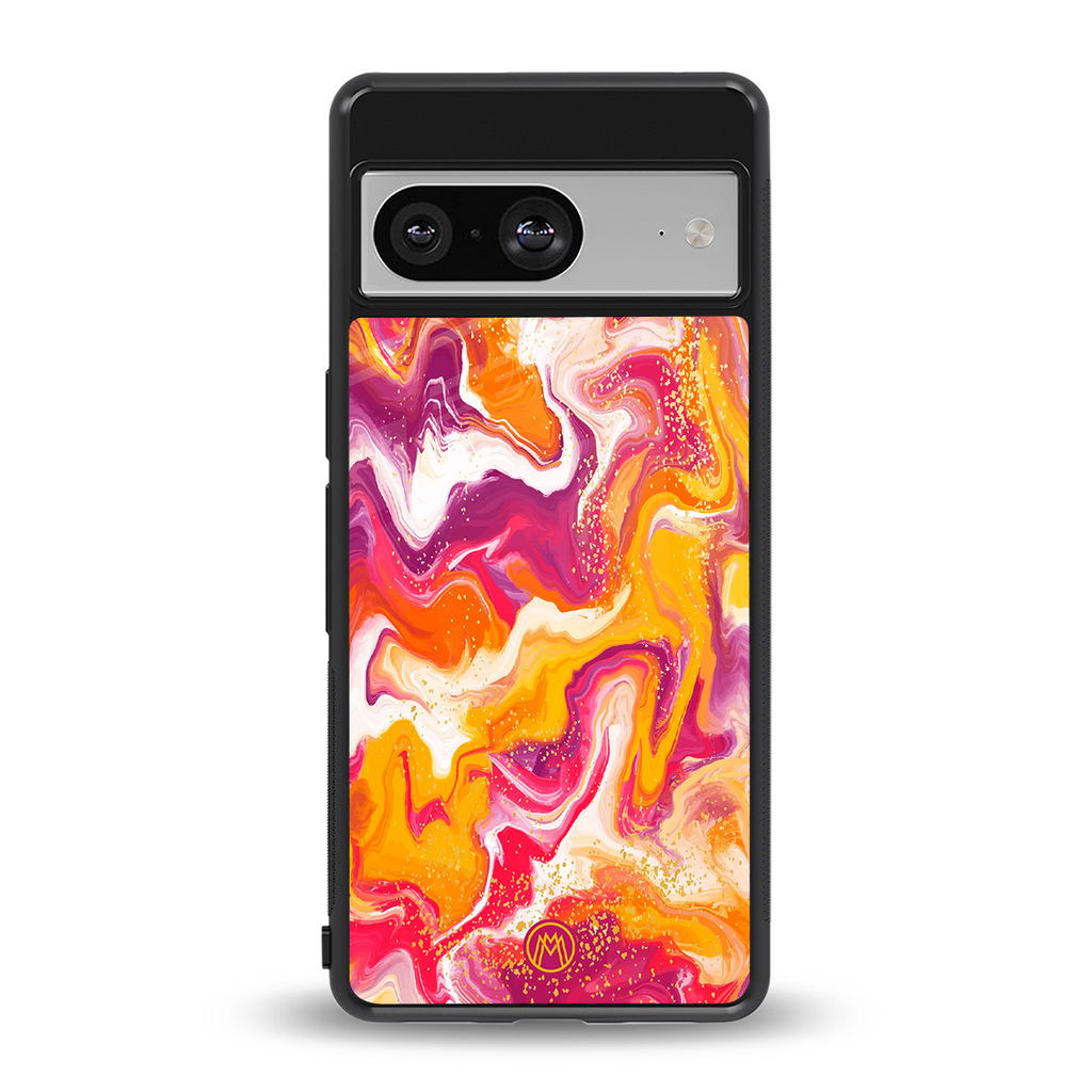 aureolin grape jam back phone cover | glass case for Google Pixel 8
