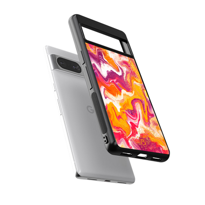 aureolin grape jam back phone cover | glass case for Google Pixel 8