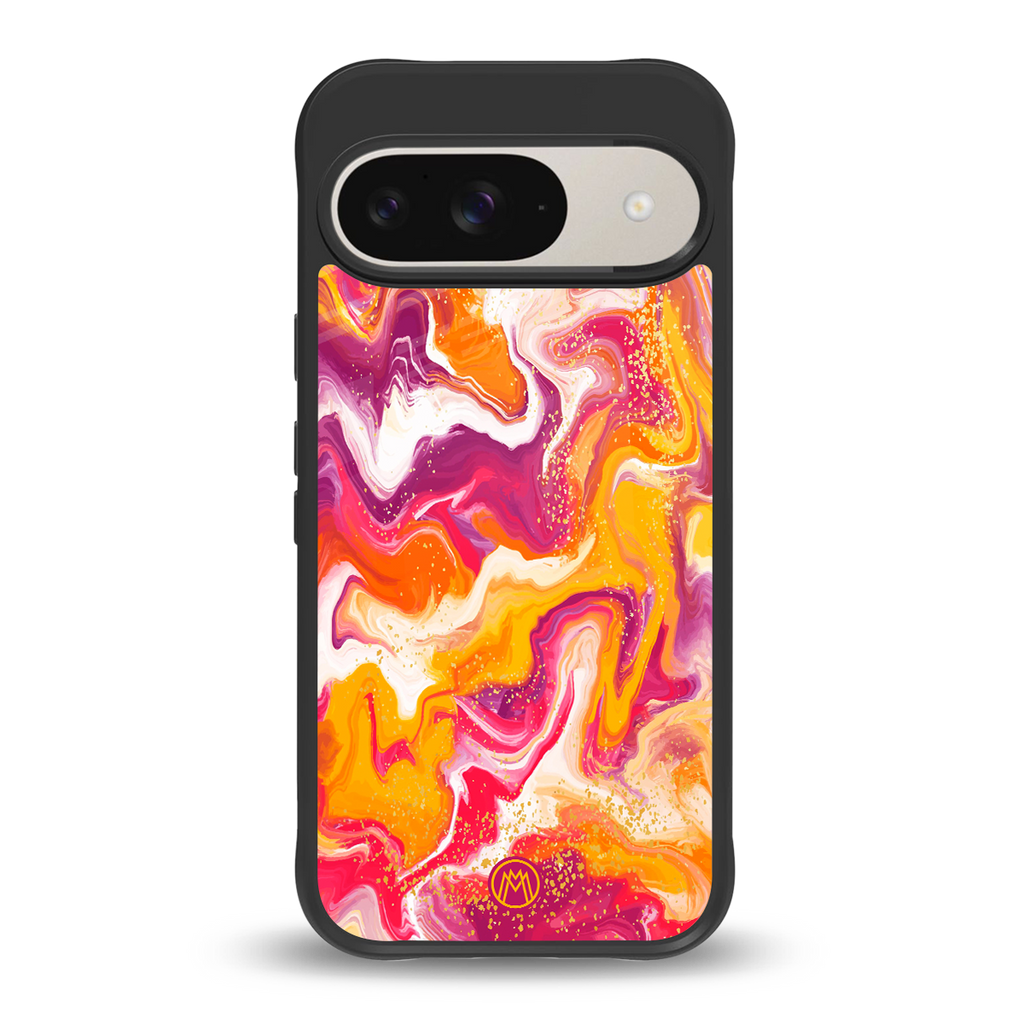 aureolin grape jam back phone cover | glass case for google pixel 9