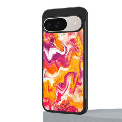 aureolin grape jam back phone cover | glass case for google pixel 9