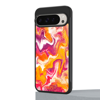 aureolin grape jam back phone cover | glass case for google pixel 9 pro xl
