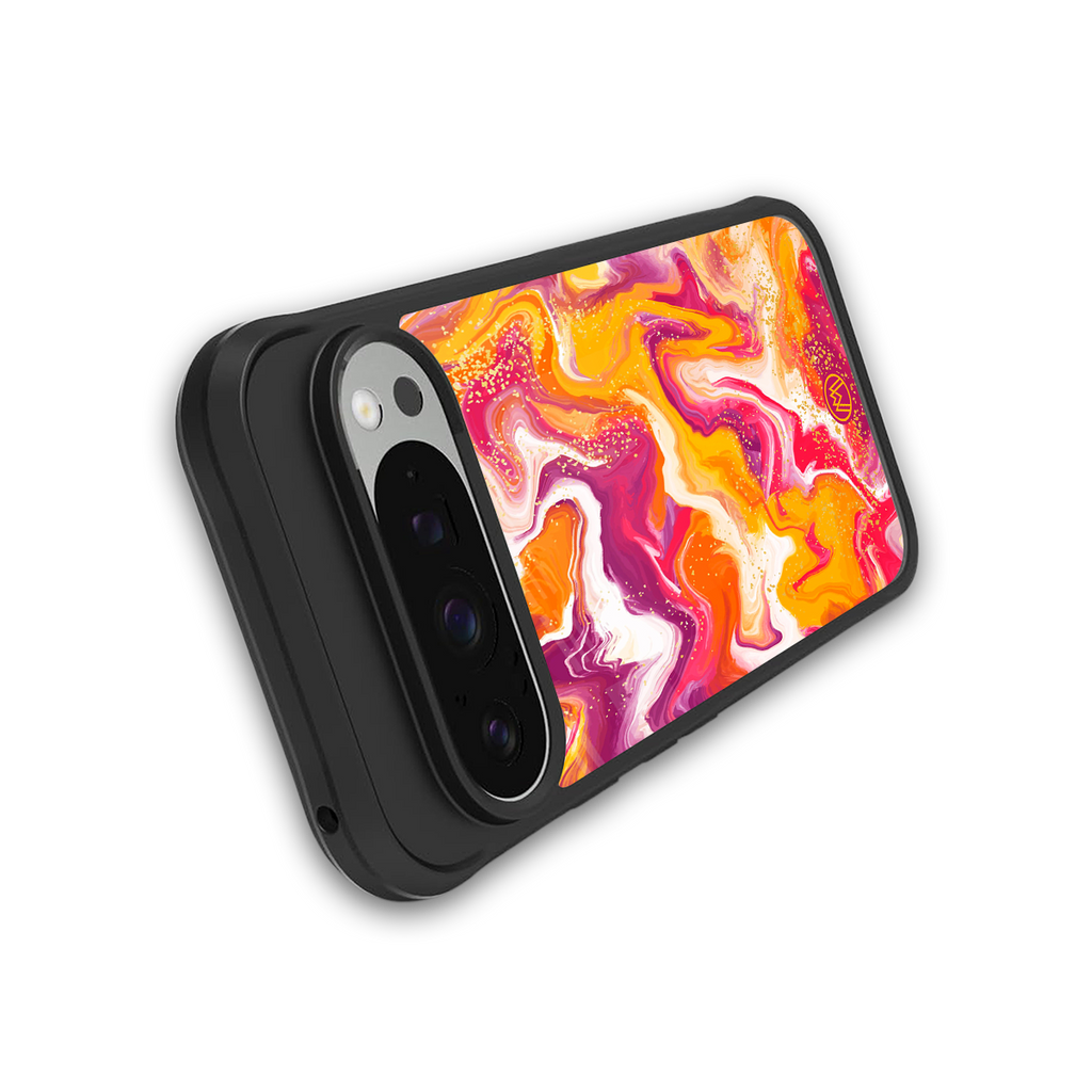 aureolin grape jam back phone cover | glass case for google pixel 9 pro