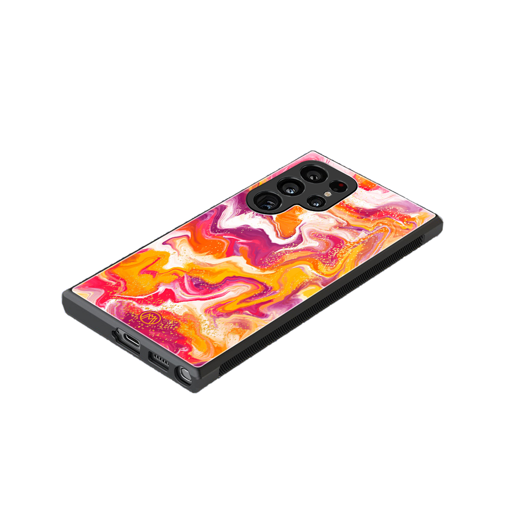 aureolin grape jam back phone cover | glass case for samsung galaxy s23 ultra