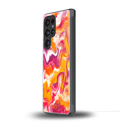 aureolin grape jam back phone cover | glass case for samsung galaxy s25 ultra
