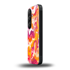 aureolin grape jam back phone cover | glass case for samsung galaxy s23