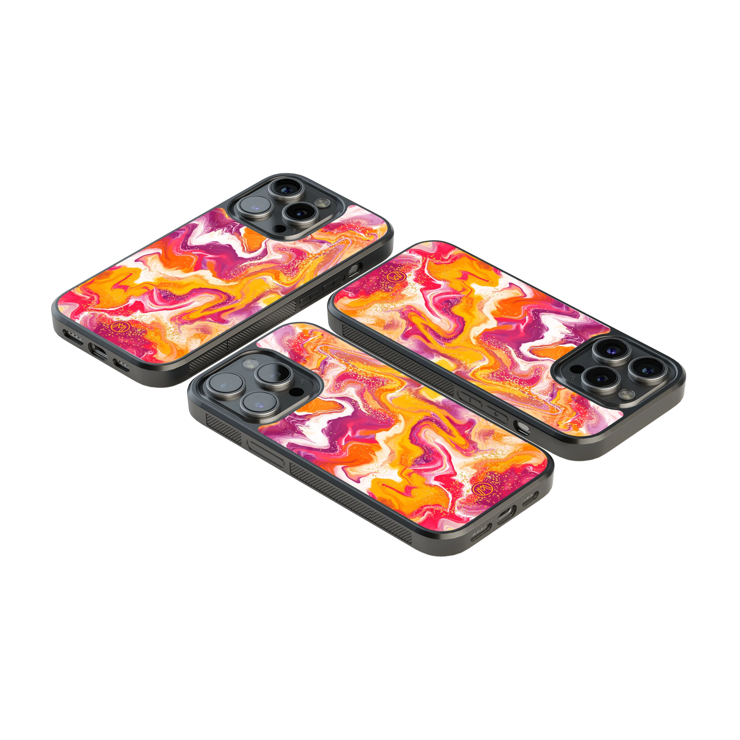 Luxury Glass Back Mobile Cover for iPhone, Samsung Galaxy, OnePlus, Pixel, Redmi & More