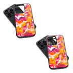 Trendy Glass Back Mobile Case for iPhone, Samsung, Redmi, OnePlus, Google Pixel, Motorola