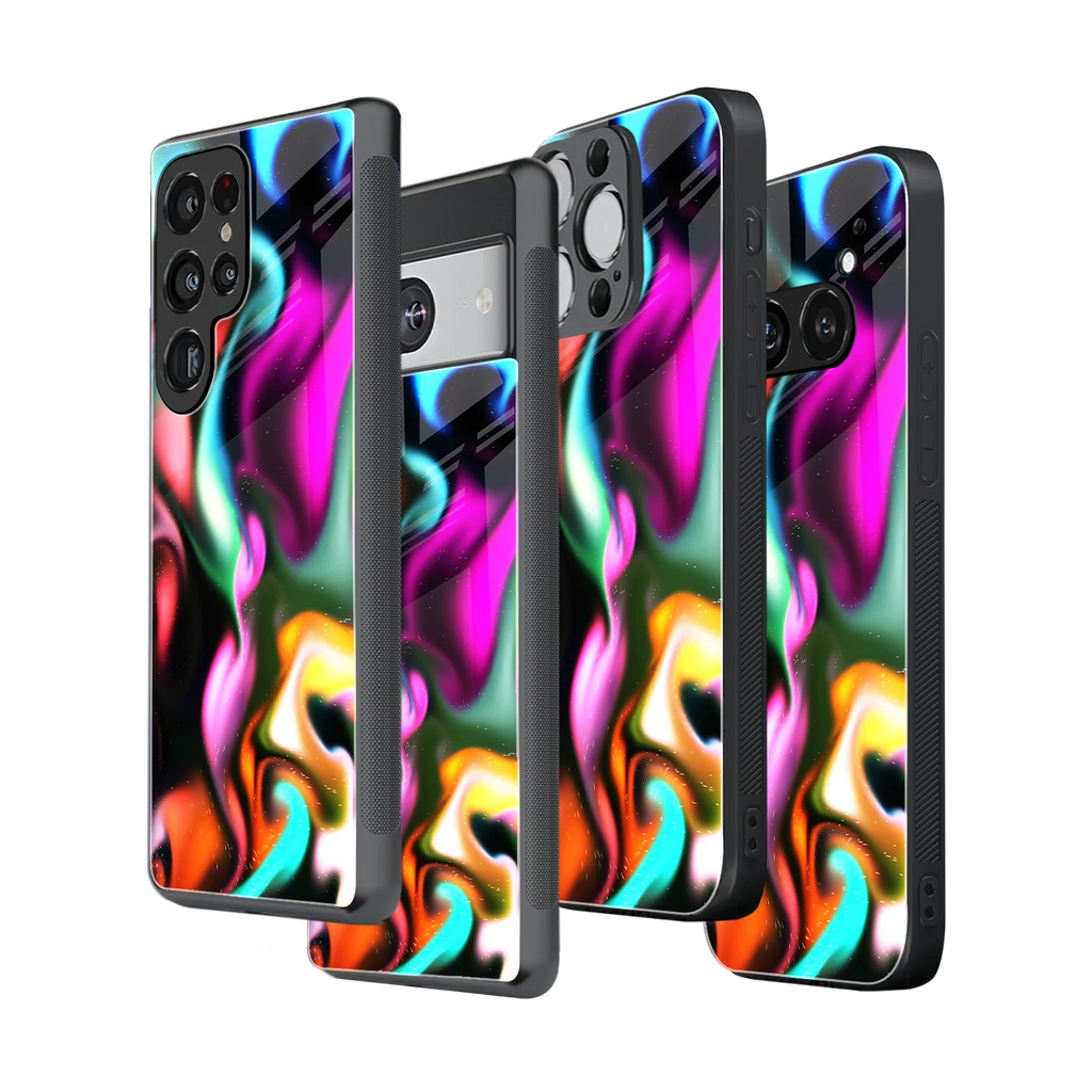 Stylish Glass Back Case for All Smartphones iPhone, Samsung, OnePlus, Pixel, Redmi, Oppo, Vivo, Motorola