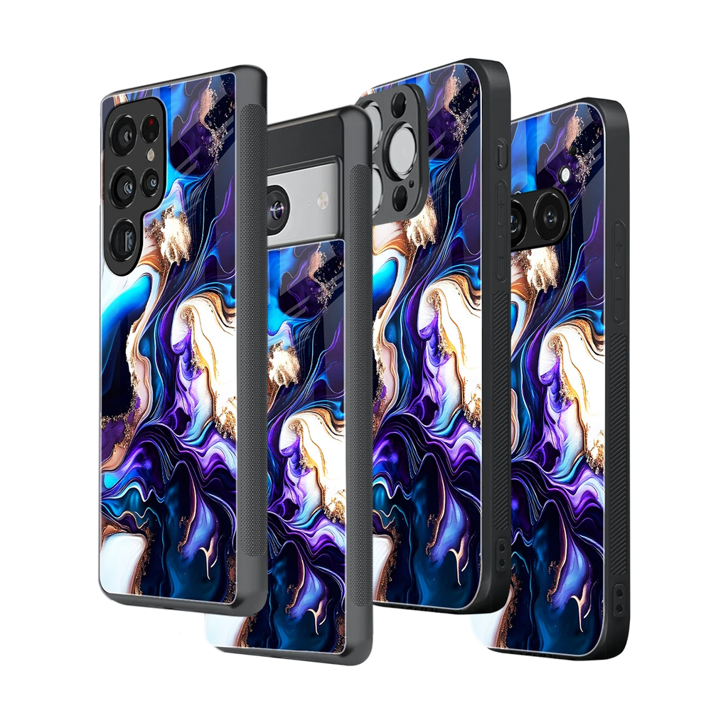 Stylish Glass Back Case for All Smartphones iPhone, Samsung, OnePlus, Pixel, Redmi, Oppo, Vivo, Motorola