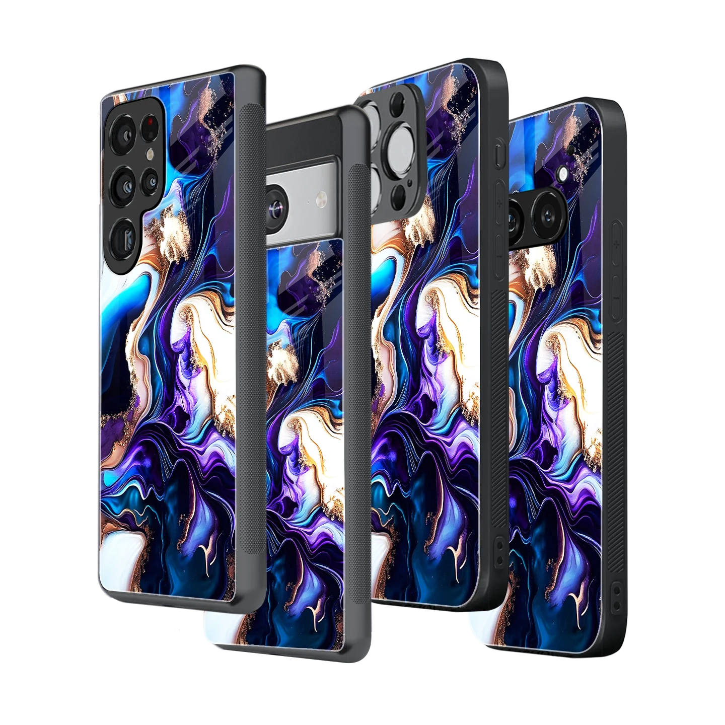 Stylish Glass Back Case for All Smartphones iPhone, Samsung, OnePlus, Pixel, Redmi, Oppo, Vivo, Motorola