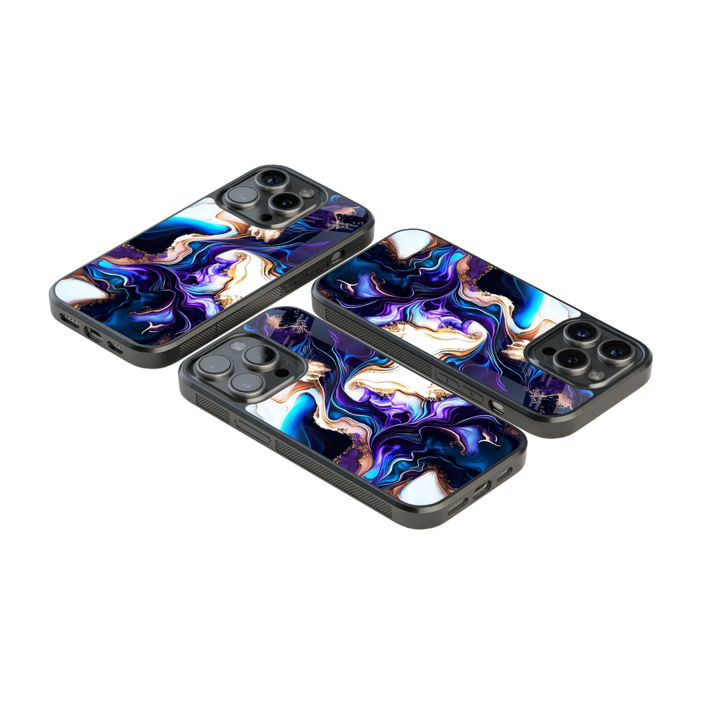 Luxury Glass Back Mobile Cover for iPhone, Samsung Galaxy, OnePlus, Pixel, Redmi & More