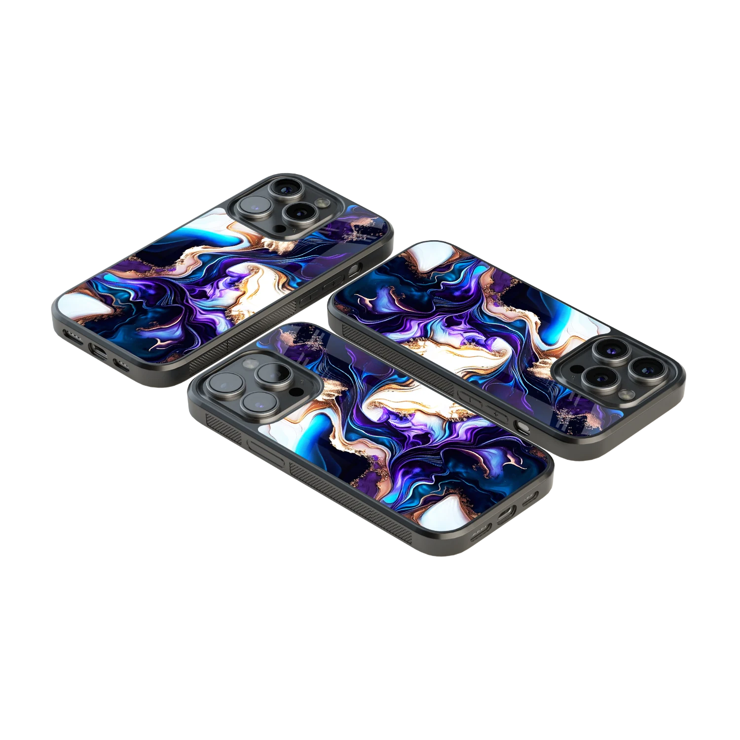 Luxury Glass Back Mobile Cover for iPhone, Samsung Galaxy, OnePlus, Pixel, Redmi & More