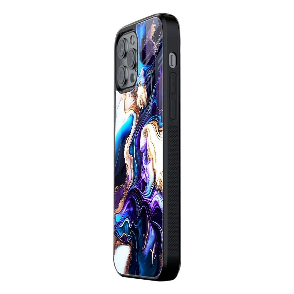 Slim Glass Back Phone Case for Multiple Brands iPhone, Samsung, Redmi, OnePlus, Oppo, Vivo