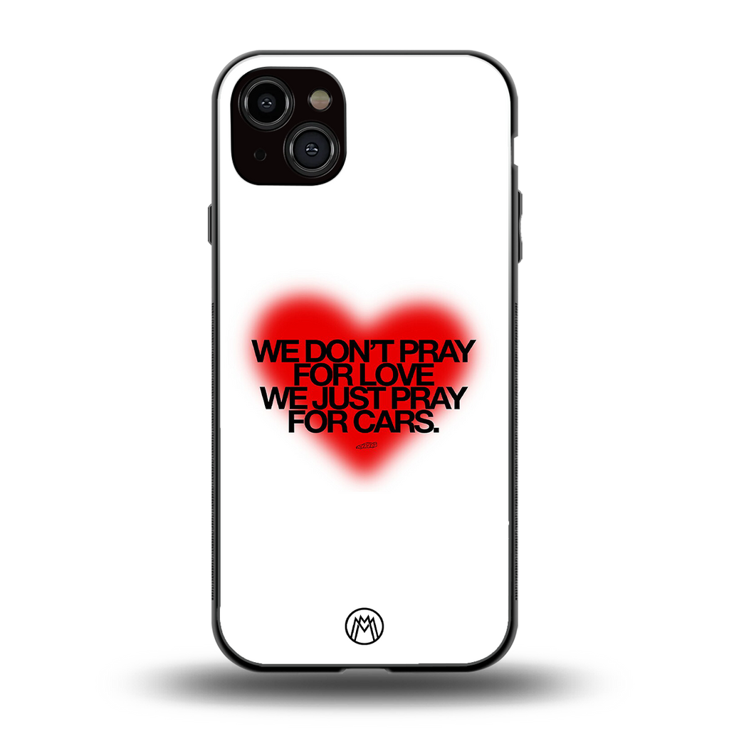 auto lust back phone cover | glass case for iphone 15 plus