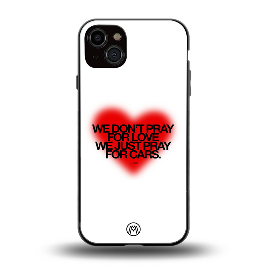 auto lust back phone cover | glass case for iphone 15 plus