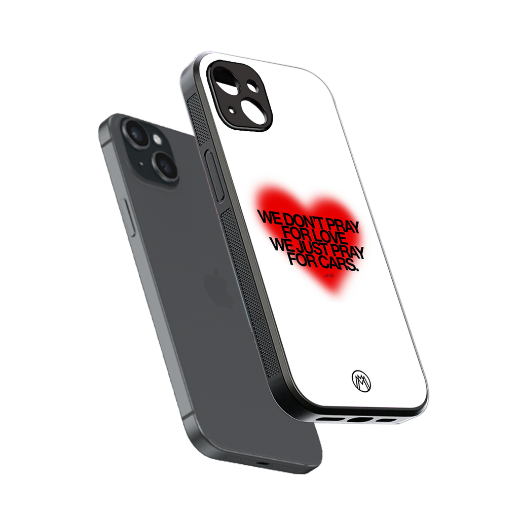 auto lust back phone cover | glass case for iphone 14 plus