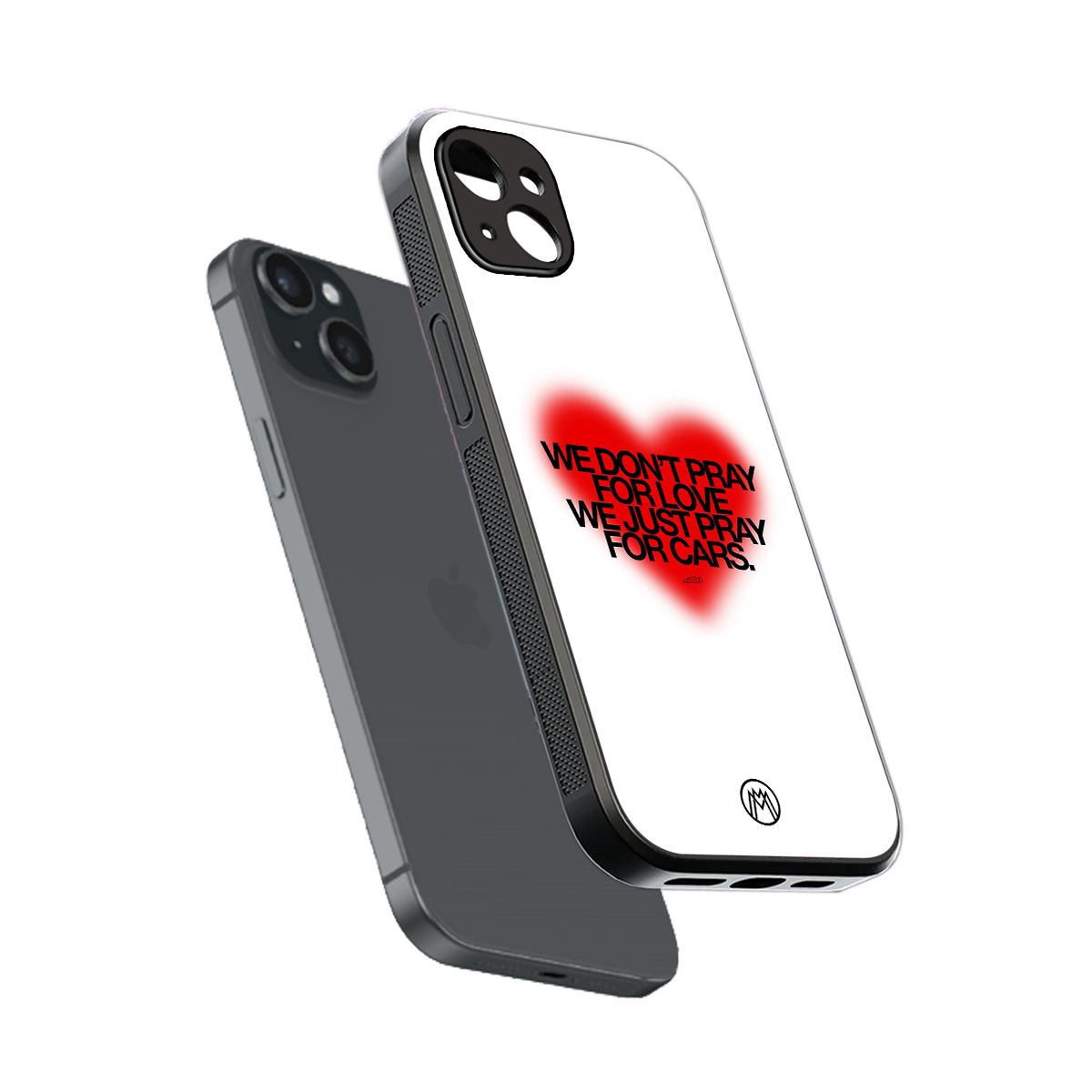 auto lust back phone cover | glass case for iphone 14 plus