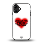 auto lust back phone cover | glass case for iphone 16 plus