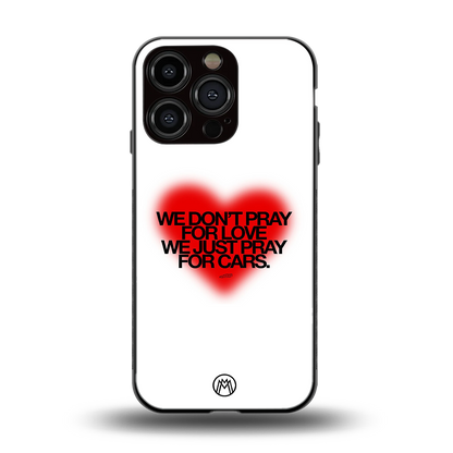 auto lust back phone cover | glass case for iphone 16 pro