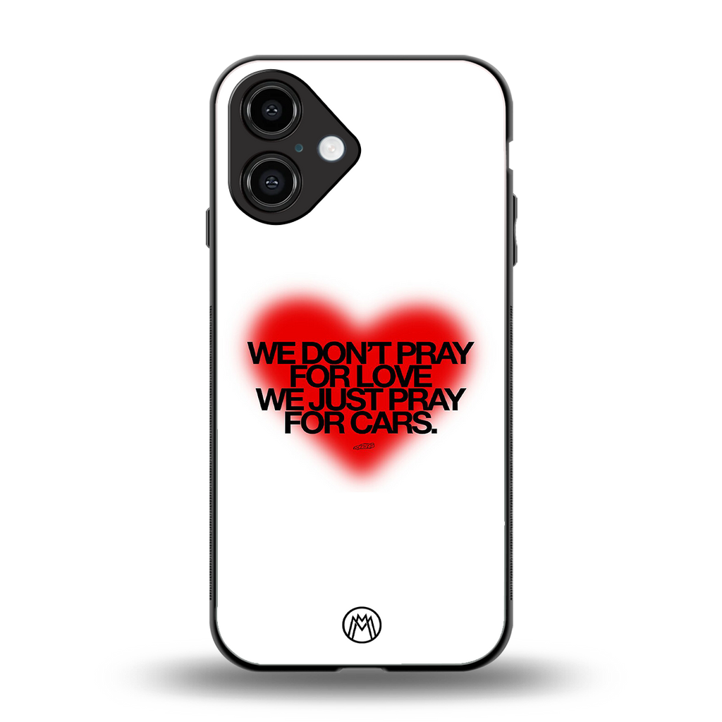 auto lust back phone cover | glass case for iphone 16