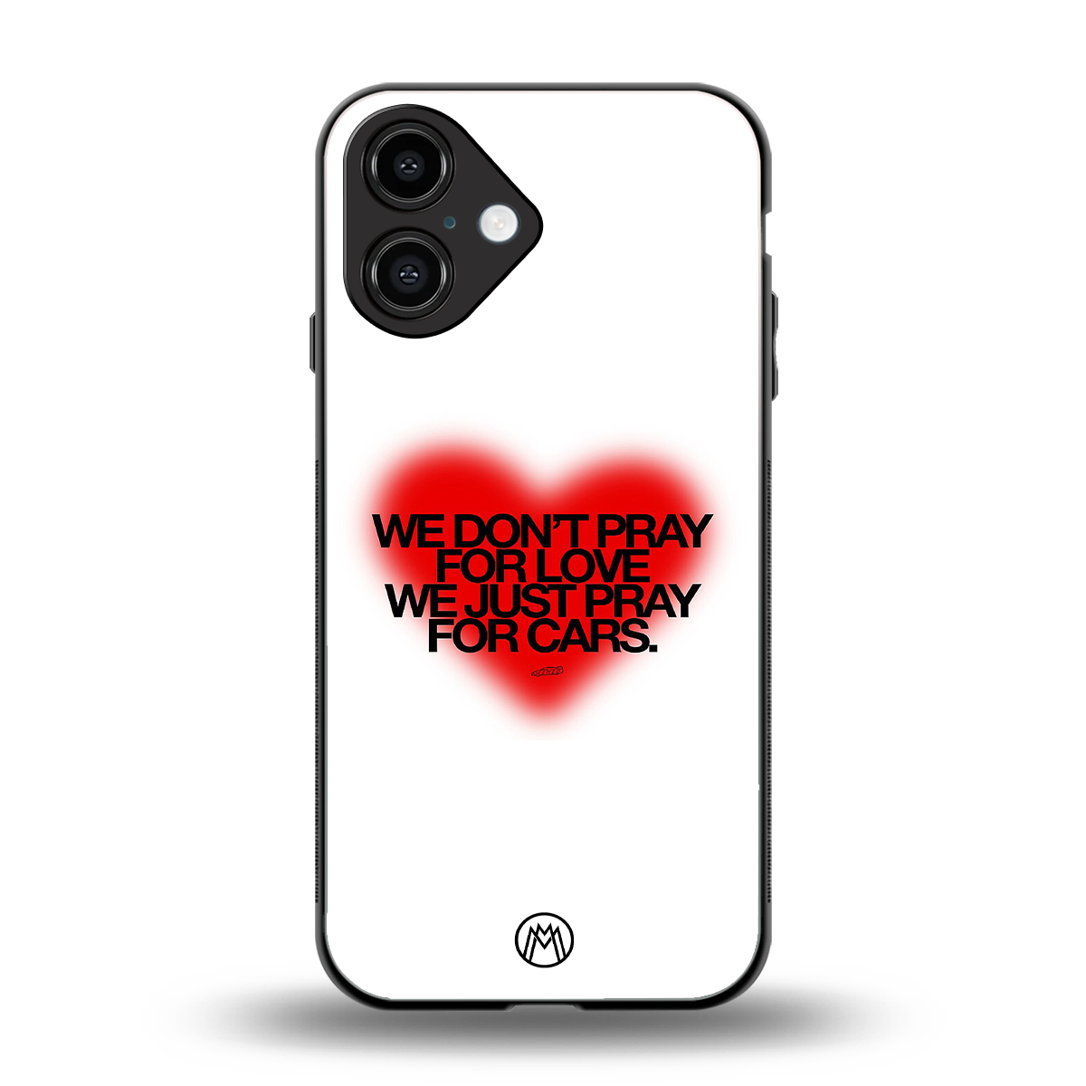 auto lust back phone cover | glass case for iphone 16