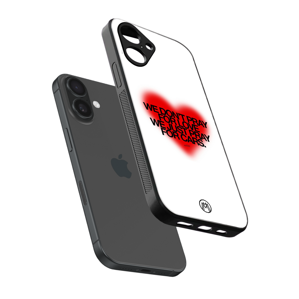 auto lust back phone cover | glass case for iphone 16