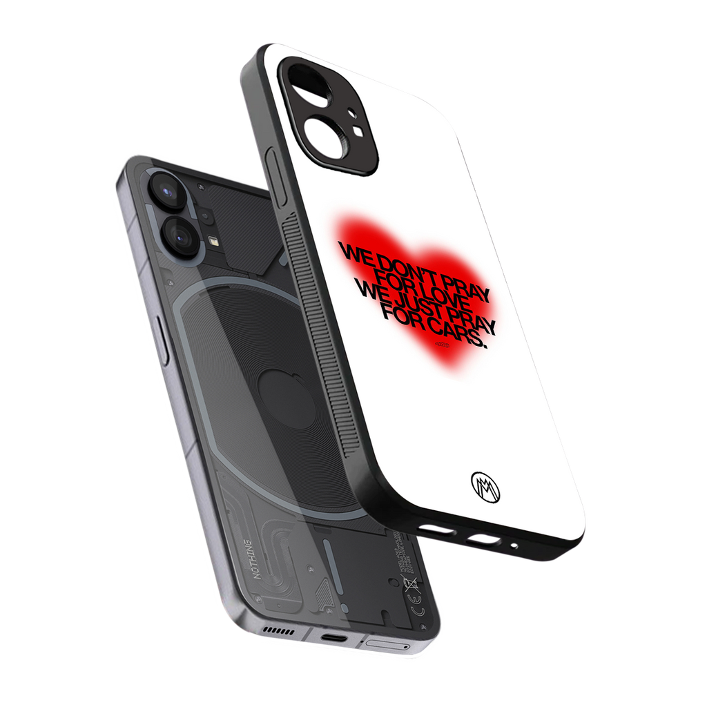 auto lust back phone cover | glass case for nothing phone 1