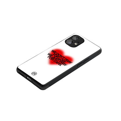 auto lust back phone cover | glass case for nothing phone 1