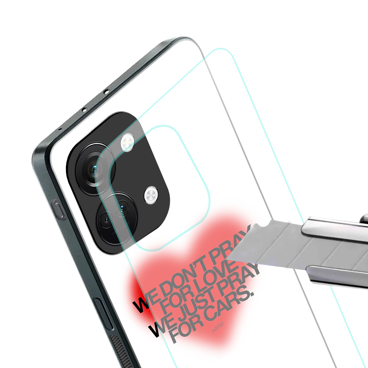 auto lust back phone cover | glass case for oneplus nord 3