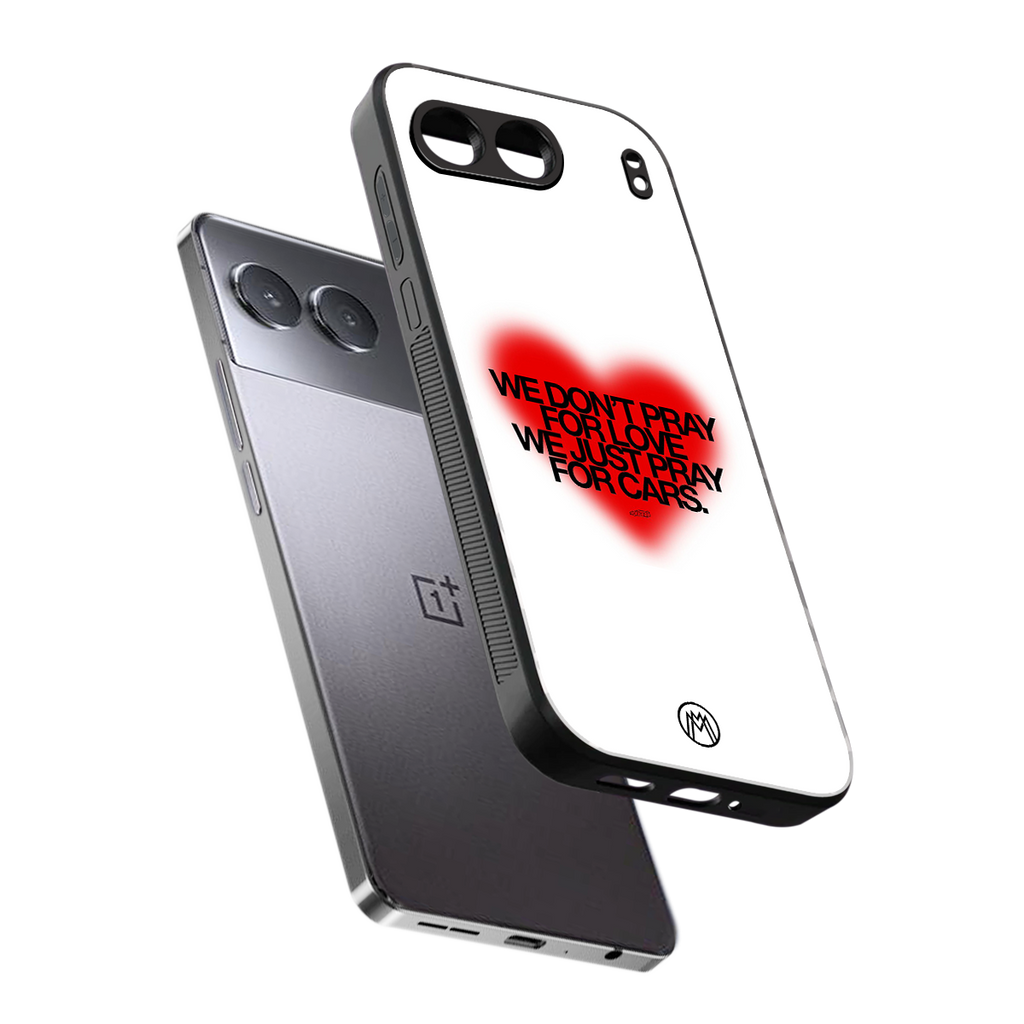auto lust back phone cover | glass case for oneplus nord 4