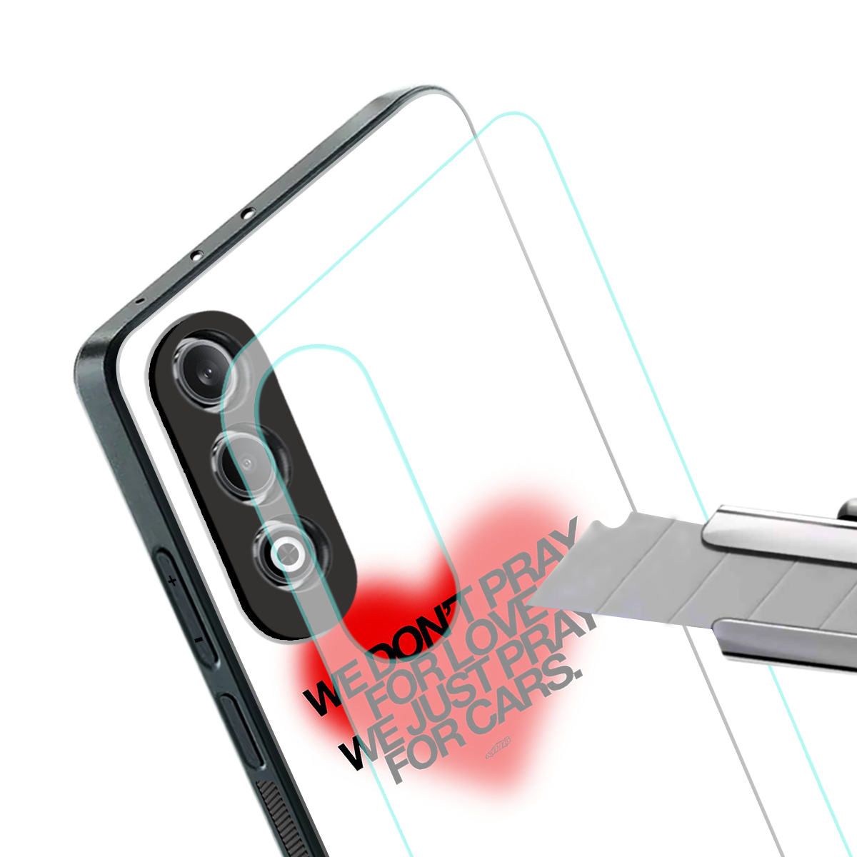 auto lust back phone cover | glass case for oneplus nord ce 4