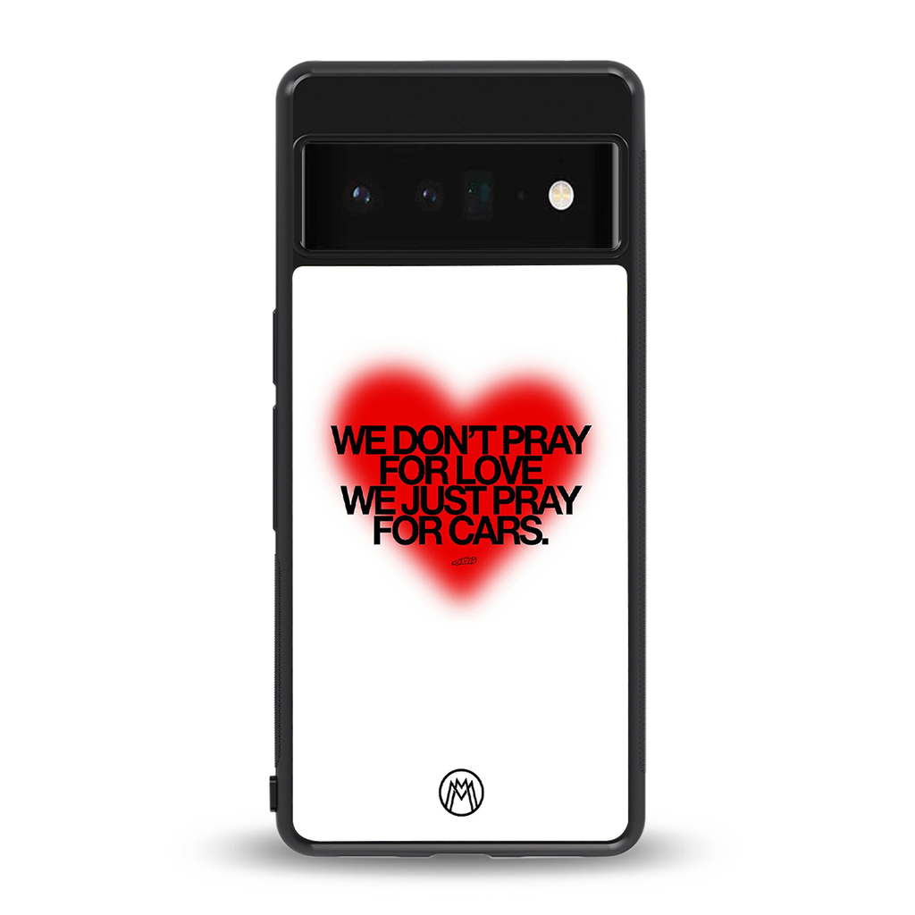 auto lust back phone cover | glass case for google pixel 6 pro