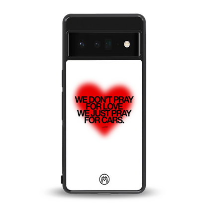 auto lust back phone cover | glass case for google pixel 6 pro