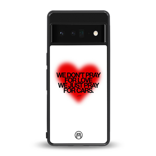 auto lust back phone cover | glass case for google pixel 6 pro