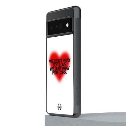 auto lust back phone cover | glass case for google pixel 6 pro