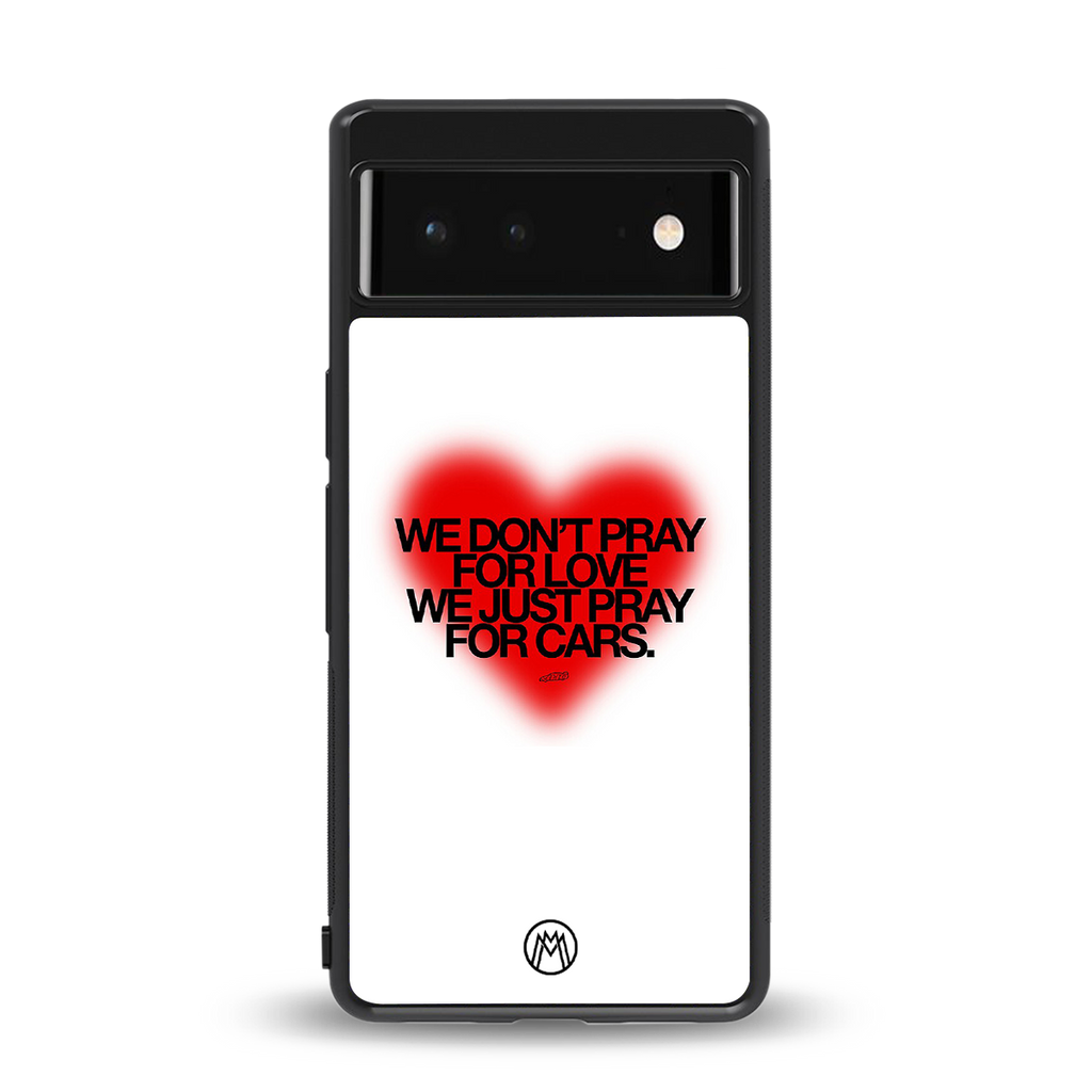 auto lust back phone cover | glass case for google pixel 6