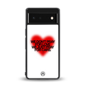 auto lust back phone cover | glass case for google pixel 6