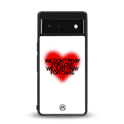 auto lust back phone cover | glass case for Google Pixel 6A