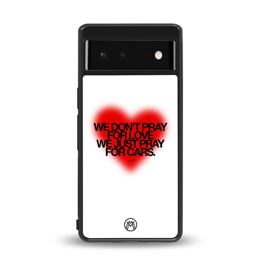 auto lust back phone cover | glass case for Google Pixel 6A