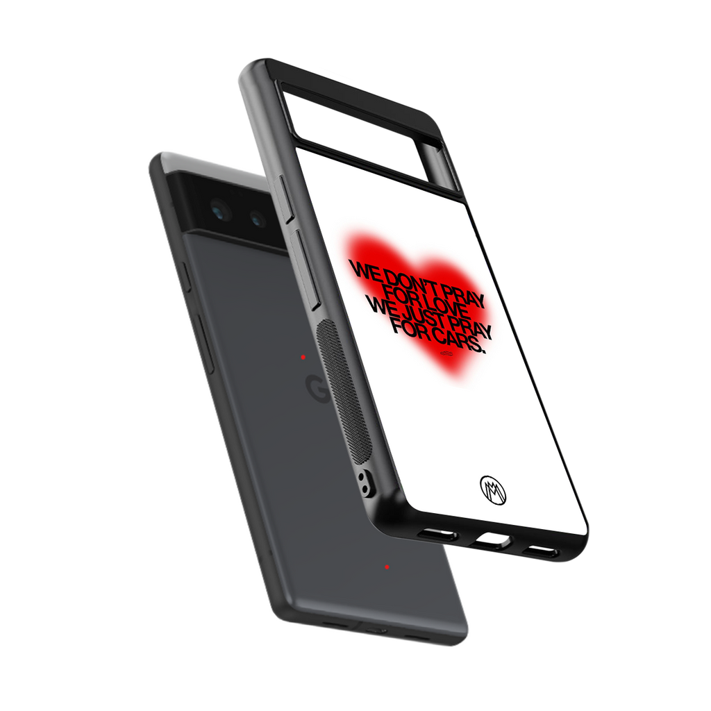 auto lust back phone cover | glass case for google pixel 6