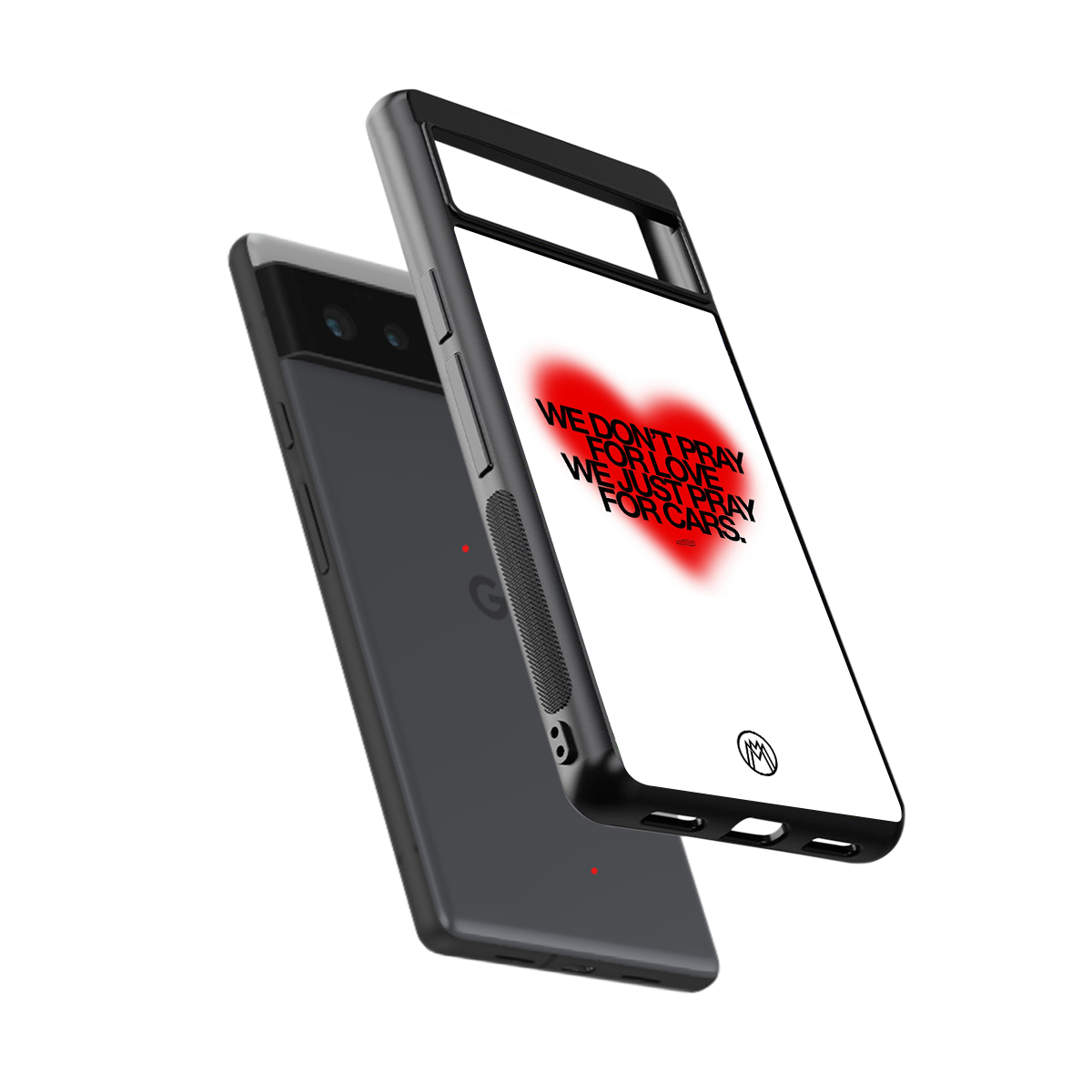 auto lust back phone cover | glass case for google pixel 6