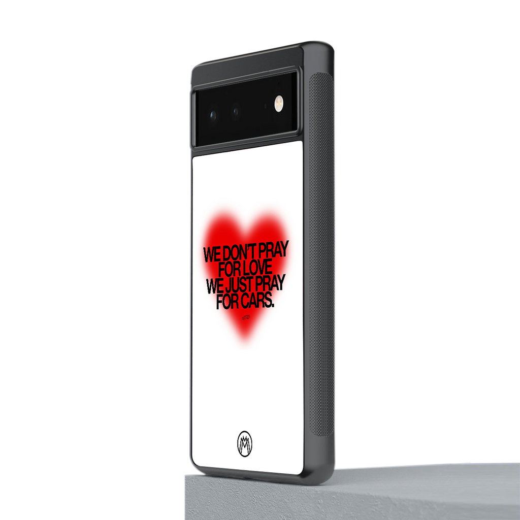 auto lust back phone cover | glass case for google pixel 6
