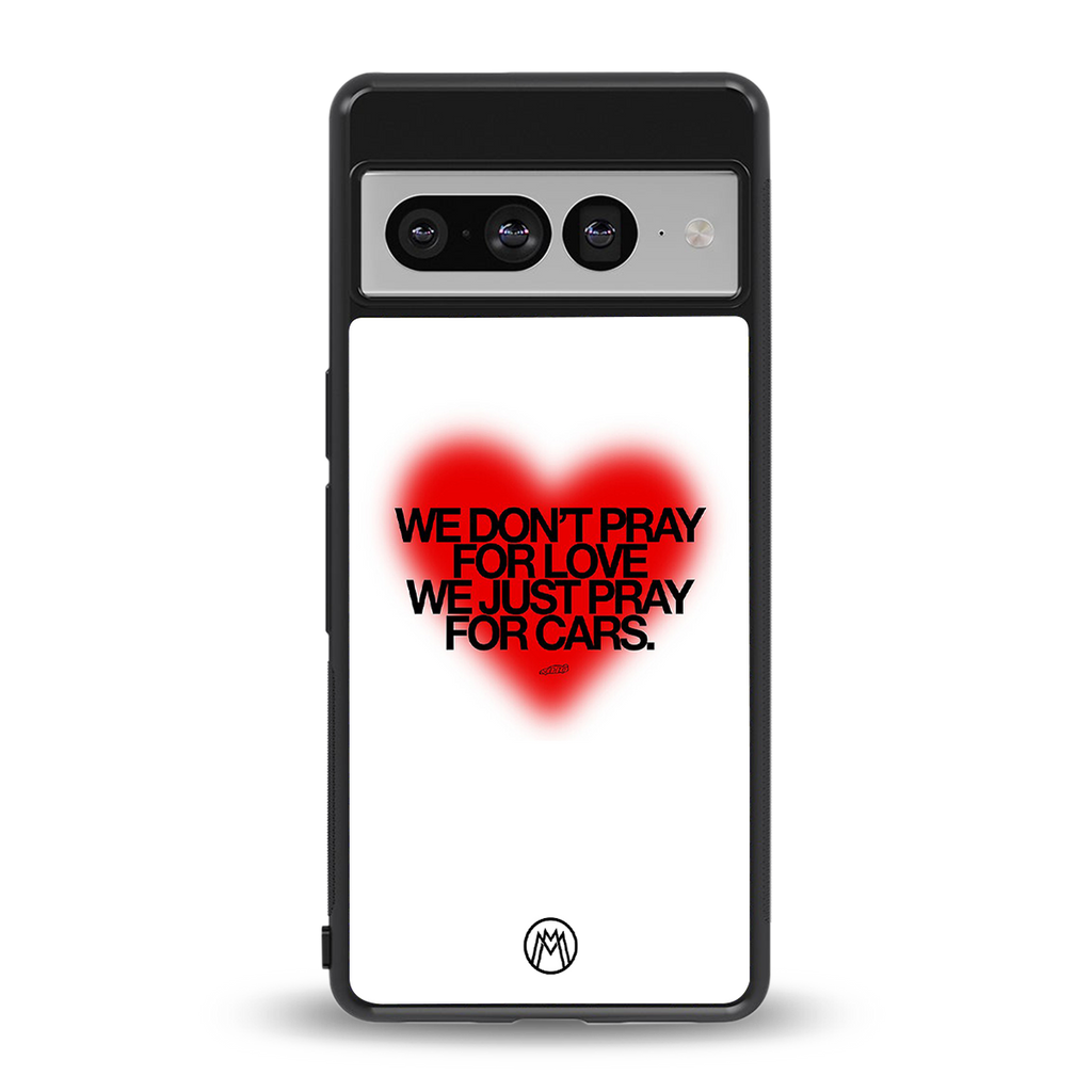 auto lust back phone cover | glass case for google pixel 7 pro