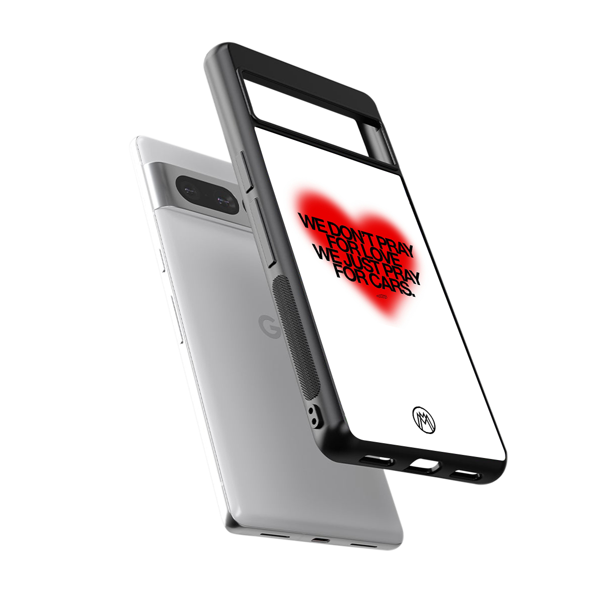 auto lust back phone cover | glass case for google pixel 7 pro