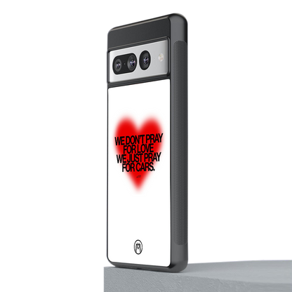 auto lust back phone cover | glass case for google pixel 7 pro
