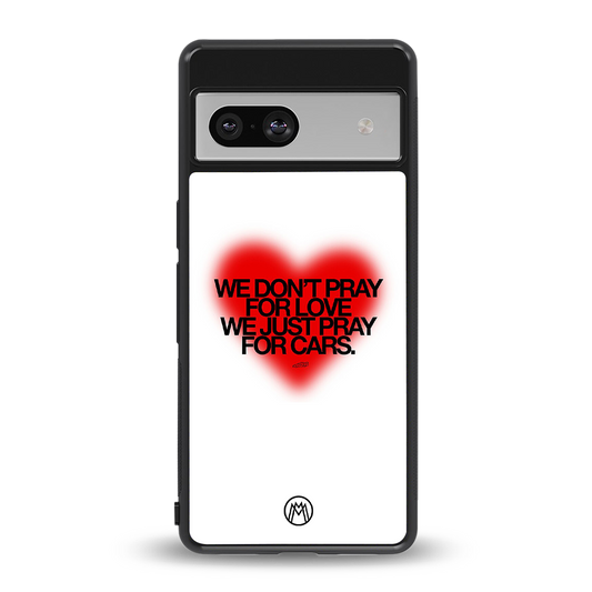 auto lust back phone cover | glass case for Google Pixel 7A