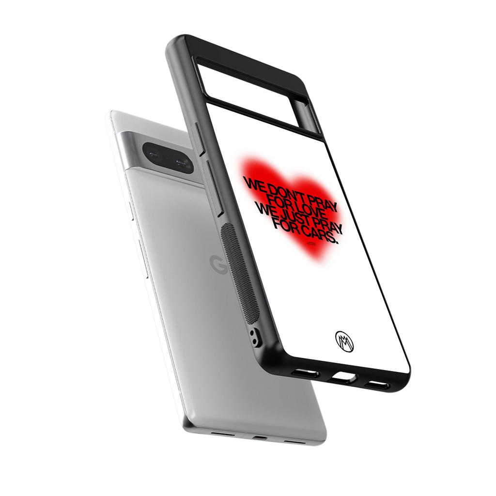 auto lust back phone cover | glass case for Google Pixel 7A