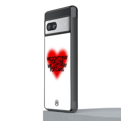 auto lust back phone cover | glass case for Google Pixel 7A